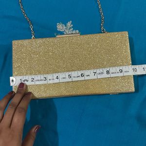 Gold Shimmer Clutch