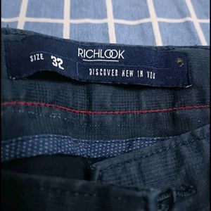 Richlook Men's Slim Fit Trouser Pant In 32 Waist
