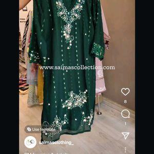 New Pakistani Georgette Dress