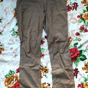 Light Brown Stitched Pant | Size 32