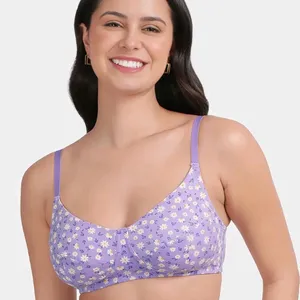 Susi Purple Daisy Print Bra