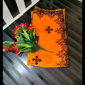 Designer Saree 🧡