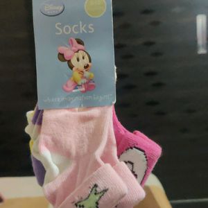 New Pair Of 5 Baby Socks