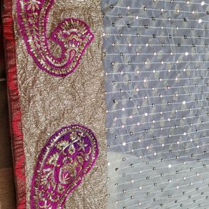 Designer Saree With Peticot Fabric