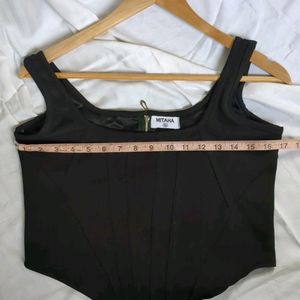 Corset Style Crop Top