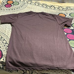 T-shirt With Brown Color