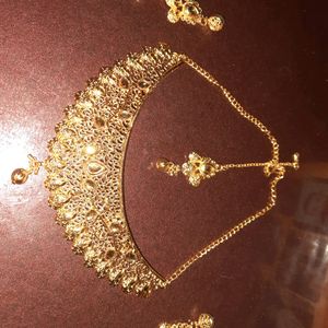 Gold Plated Set With Maangtika