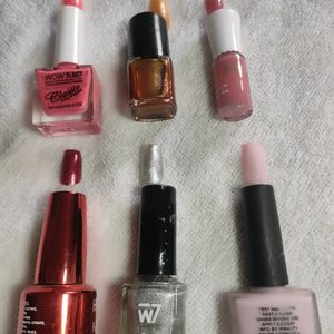 Combo Of 6 Nails Polishes