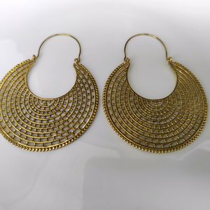 Big Lightweight Brass earrings For Women