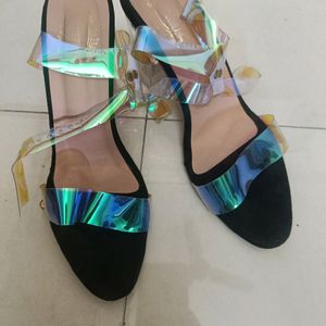 Holographic High Heels For Women Size 38 Uk 5.