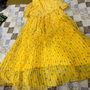 Beautiful Yellow Girls Dress