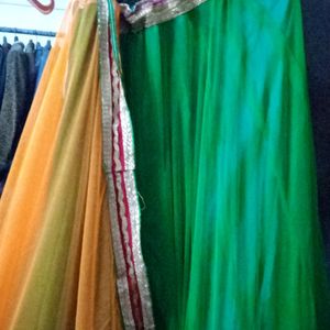 Green Lahenga & Dupatta