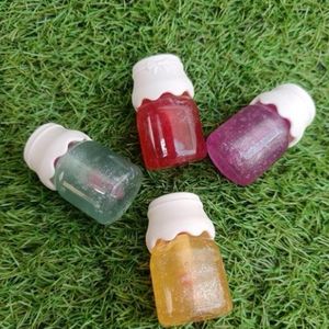 4 Gege Bear Milk Jar Lip Oil