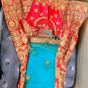 Bridal Lehenga Choli Only 1 Time Wearing