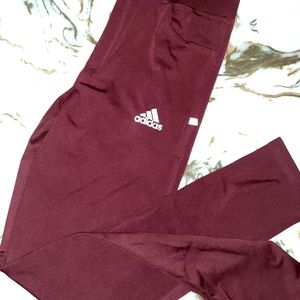 Pant Model Lower maroon color Adidas