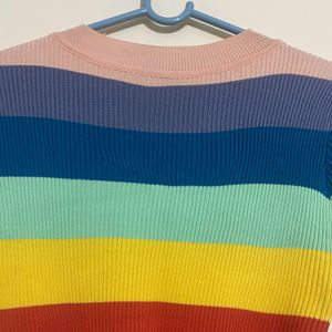 Tricolour Crop Top