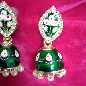 Enamel Painted Jhumkas