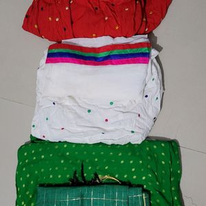 Women Patiyala Salavar With Duppta 3 sets Combo