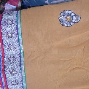 Beautiful Banarsi Plus Georgert Saree