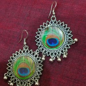 Peacock Earrings