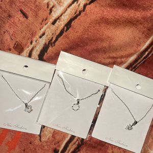 set of 3 necklaces anti tarnish necklace