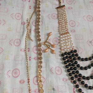 Necklace And Kamarbandh(Combo)