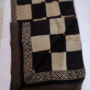 Handmade Chanderi Silk Saree