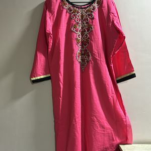 Rose Pink Kurta