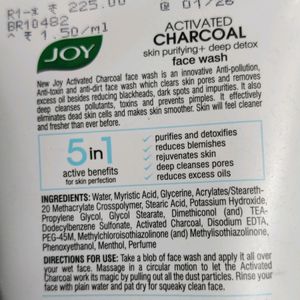 Joy Activated Charcoal Skin Purifying + Deep Detox