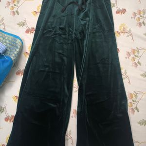 Emerald Green Velvet Pants NEW