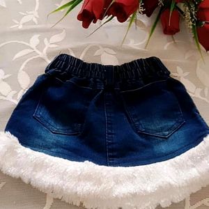 Baby Girl Denim Skirt Set