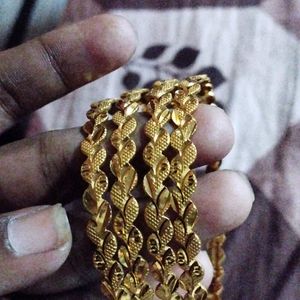 Gold Coated Bangiles New Not Used