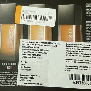 Huda Beauty Foundation Sample