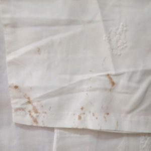 Men White Chikankari Kurta 6