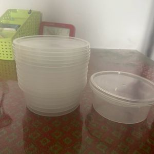 Plastic Food Container 10pcs Rs.90