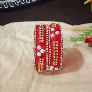 🆕 Silk Thread With Diamonds Bangle