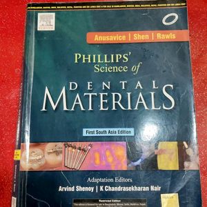 Phillips Science Of Dental Materials