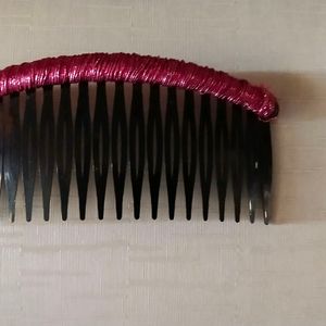 Hair puff clip and hair comb clip