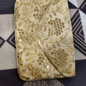 Golden Partywear Clutch