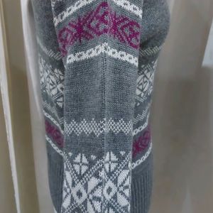 KNITTED PATTERN SWEATER