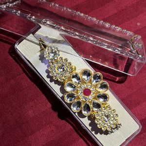 Designer Gold Floral Rakhi/Bracelet Combo(Packof4)