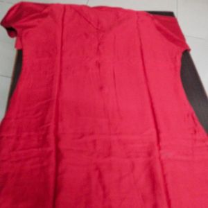 Red Silk Kurti