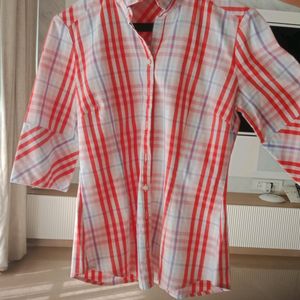 Fixed Price White And Red striped Shirt