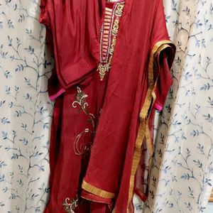 Antique Hand Work Embroidery Suit