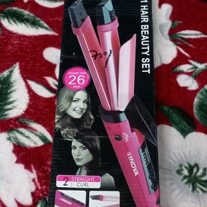 2 In 1 Hair Straightner And Curler