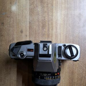 Old Vintage Camera With Photo Reel