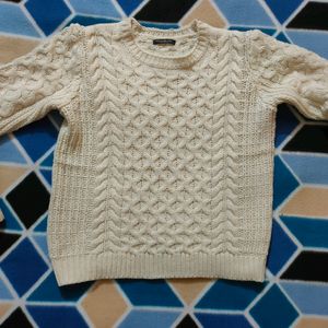 Off-white Woolen Sweater