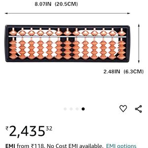 Japanese Counting 🧮 Abacus Imported