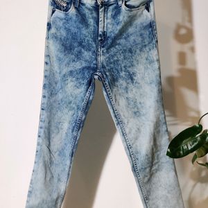 ELLE Washed Slim Jeans In 30inch Waist