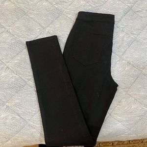 High Waist Black Jeans